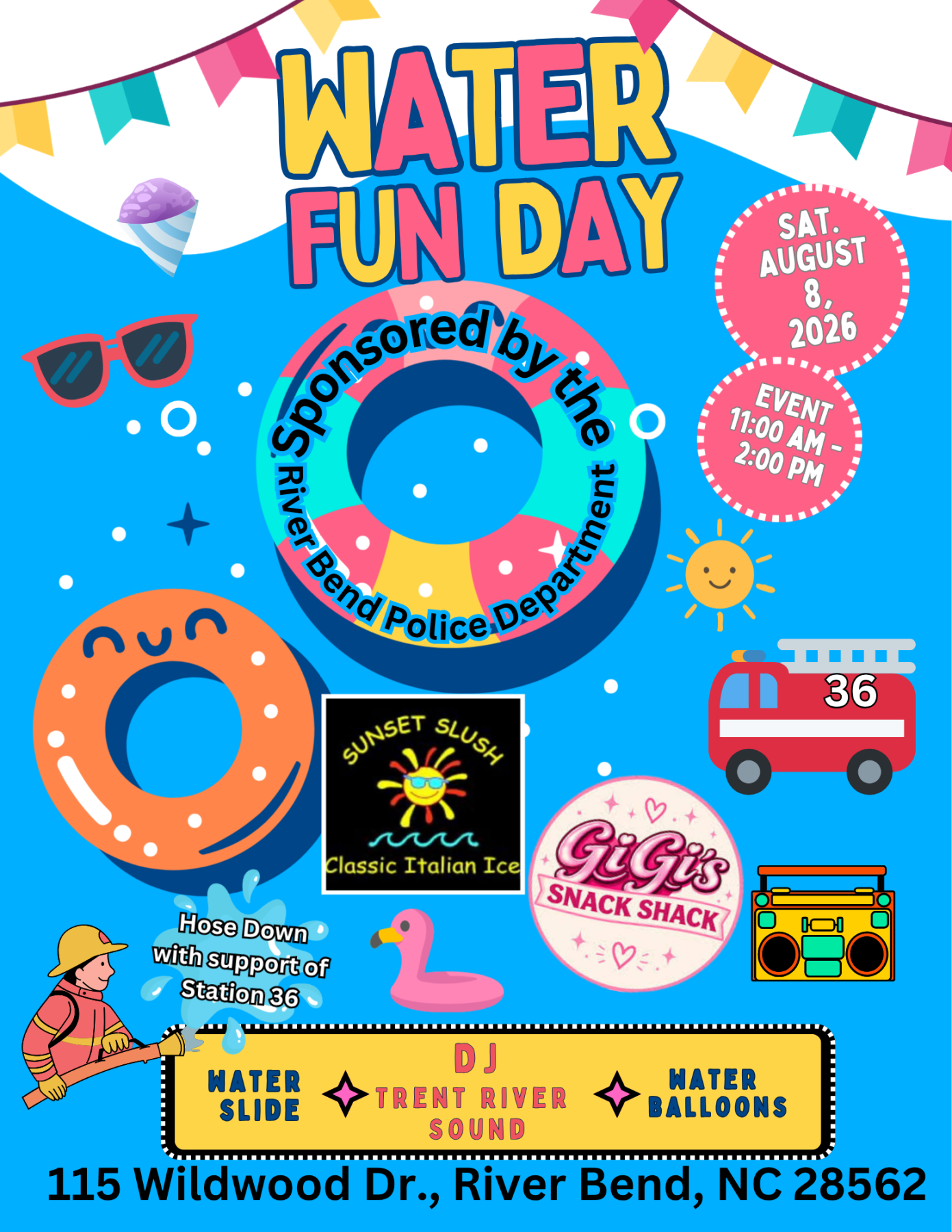 Water Fun Day Flyer 2026