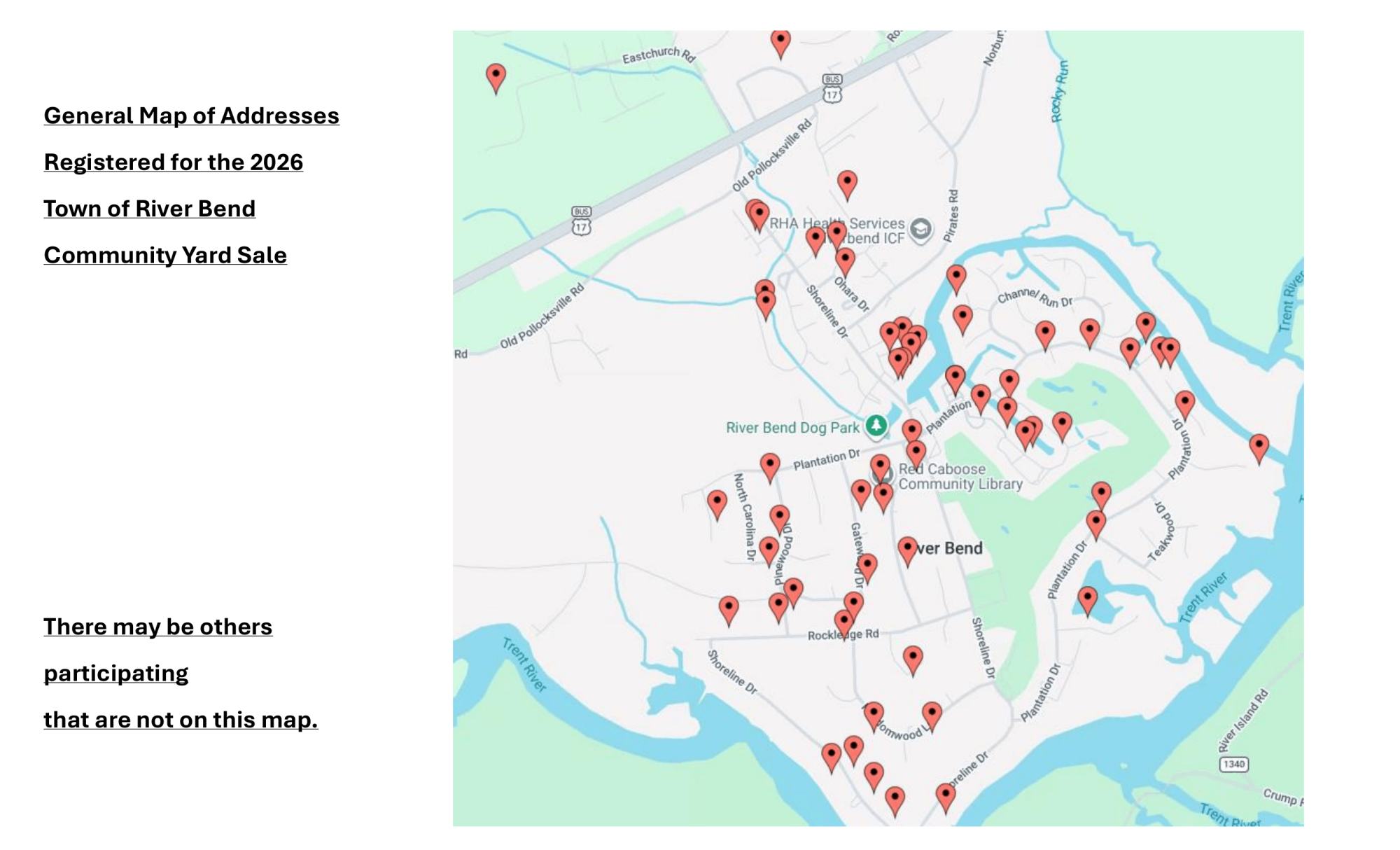 page two yard sale map