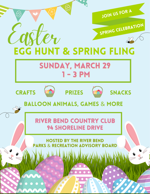 easter egg hunt flyer
