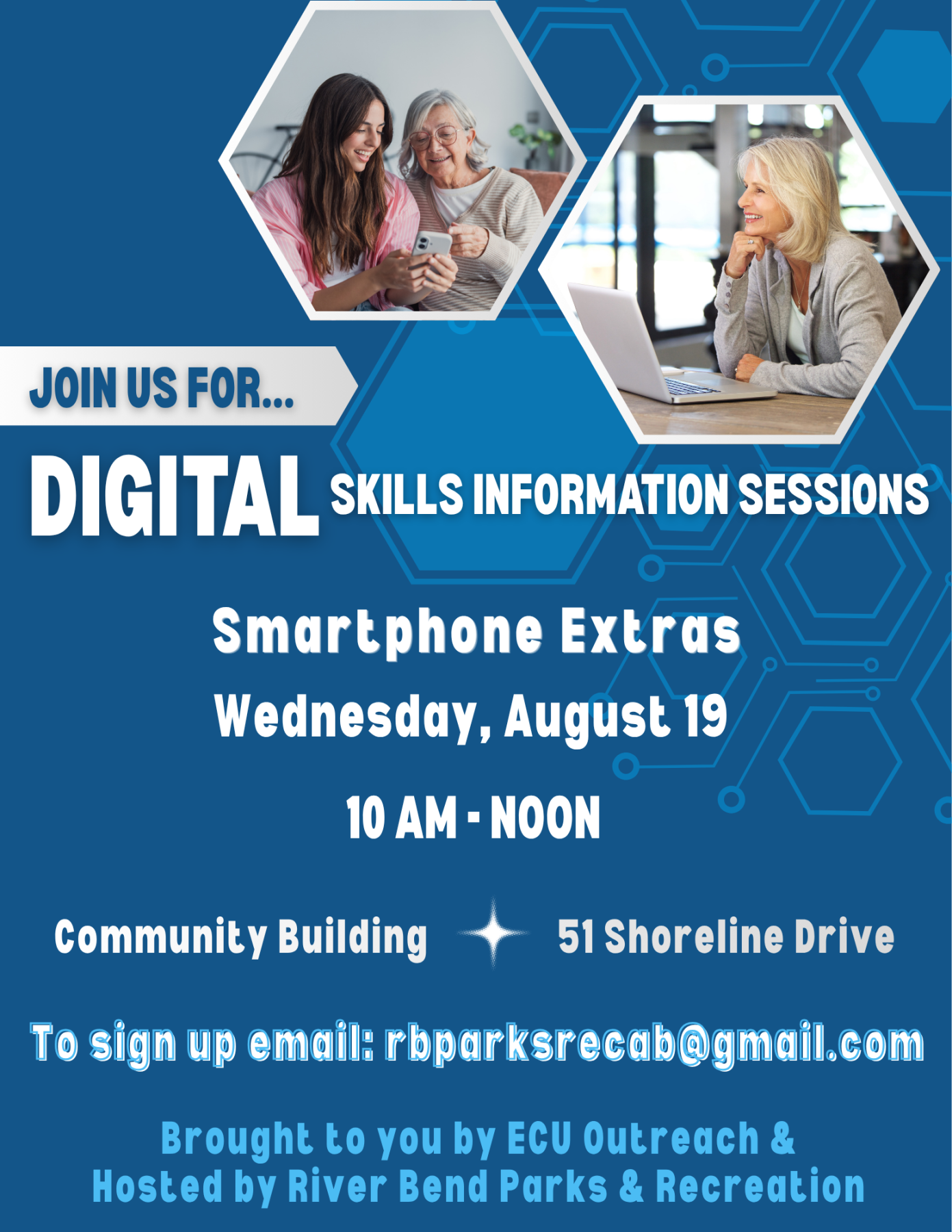 August 19 Digital Skills Class Flyer