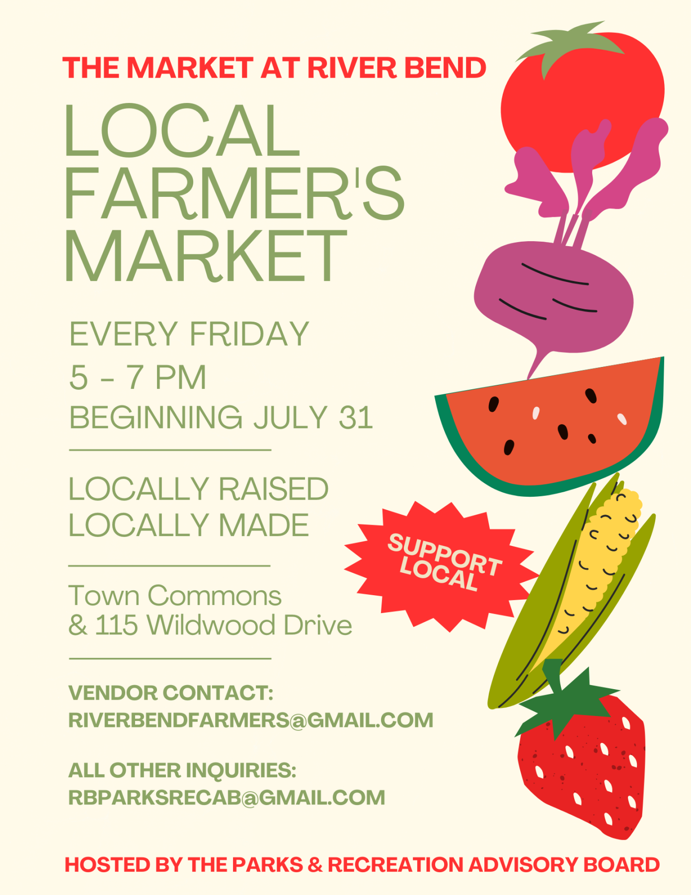 farmer's market flyer